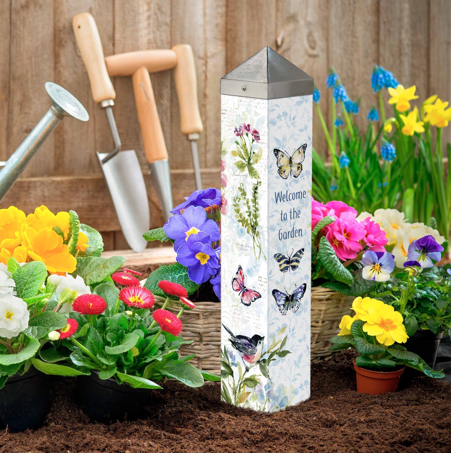  Art Pole From Studio M - Garden Song 20"