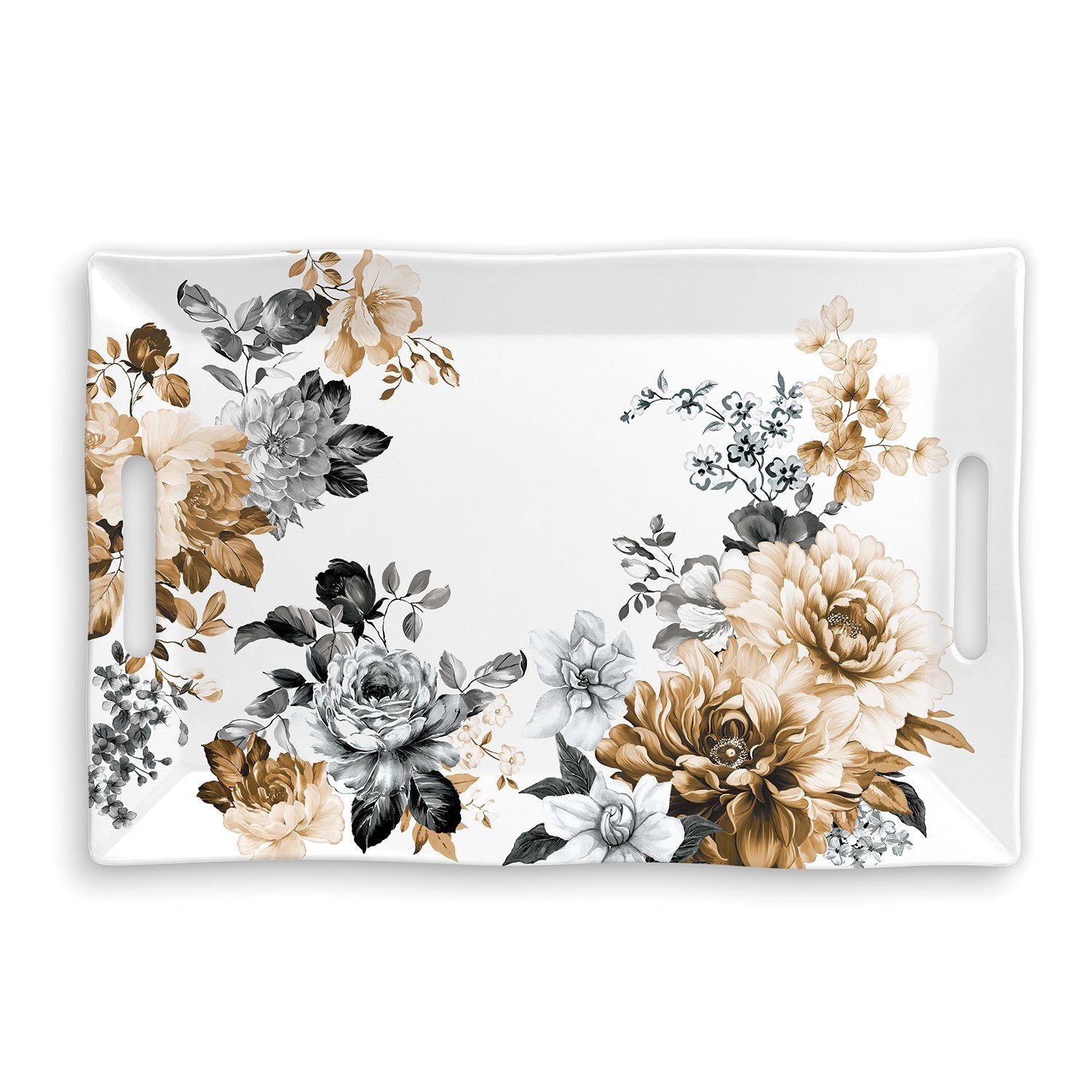  Gardenia - Large Melamine Serveware Tray