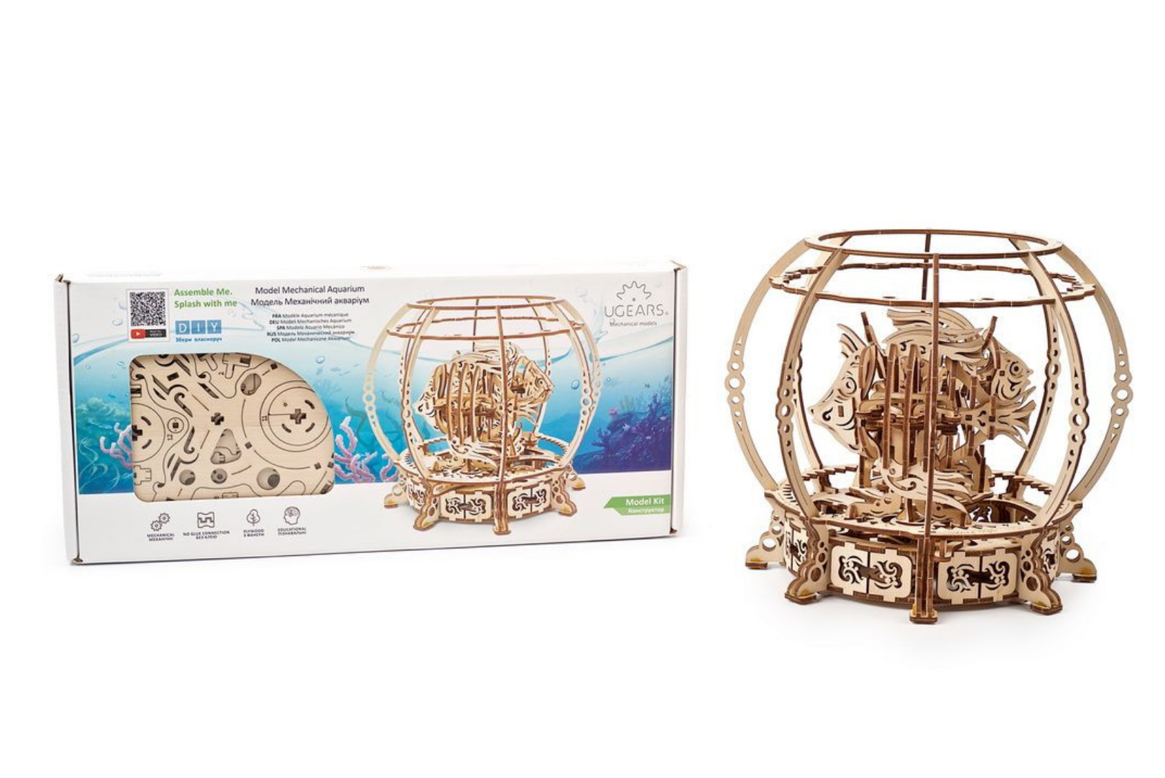  Ugears - Aquarium Mechanical Model Kit