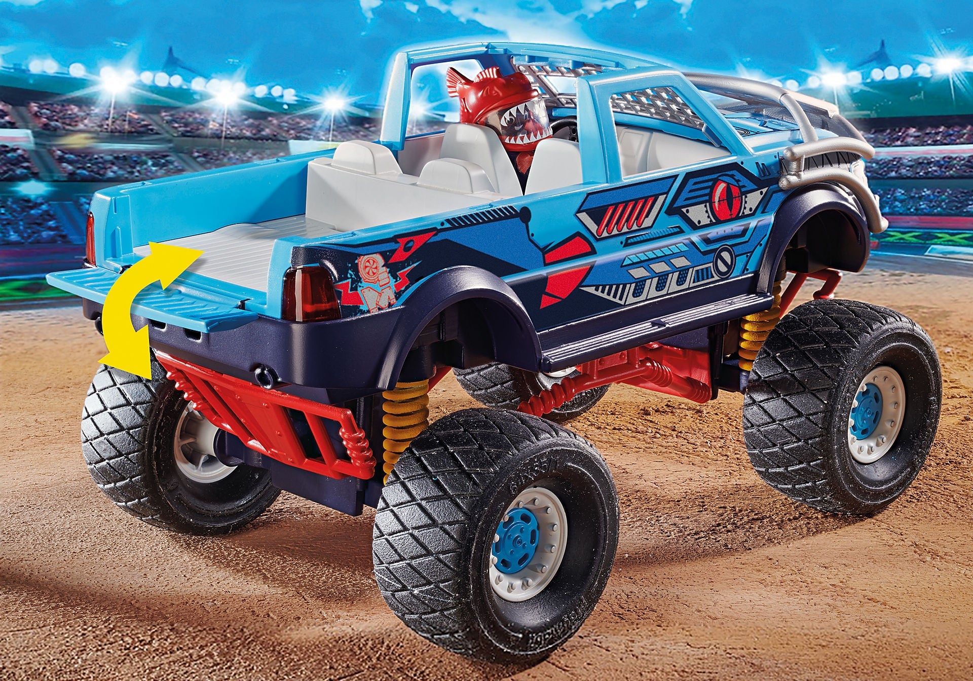  Playmobil - Stunt Show Shark Monster Truck