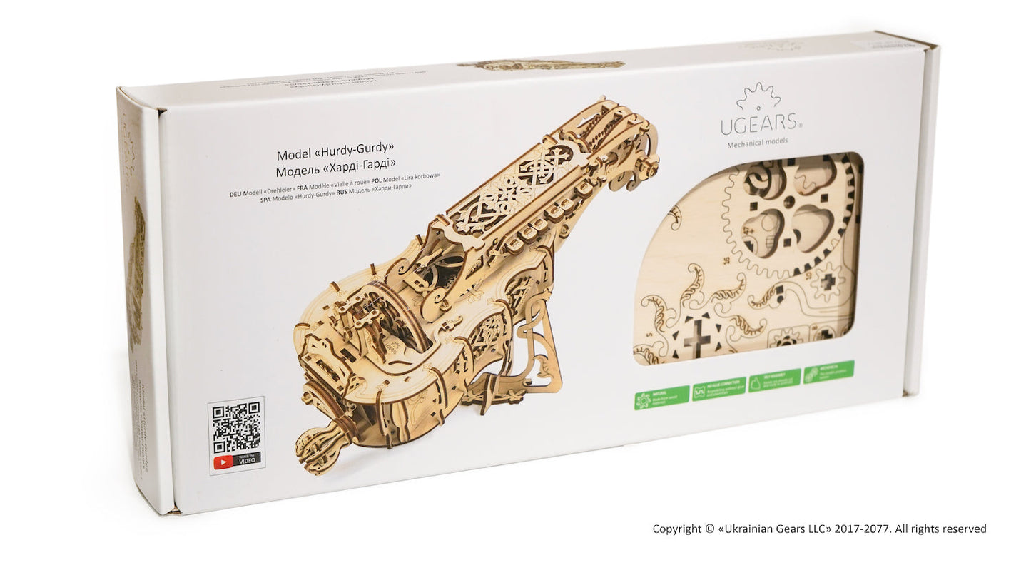  Ugears - Hurdy Gurdy Mechanical Model Kit