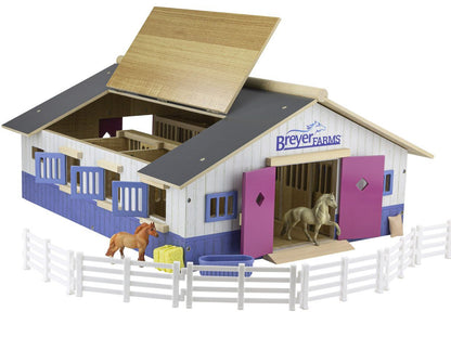  Stablemates - Breyer Farms Deluxe Stable Playset (Retired)