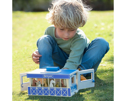  Stablemates - Breyer Farms Wooden Carry Stable