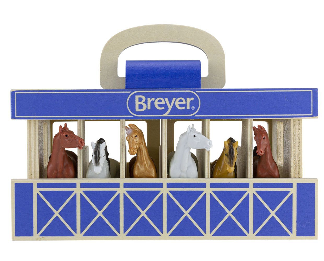  Stablemates - Breyer Farms Wooden Carry Stable