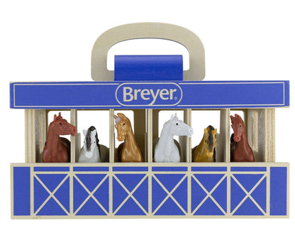  Stablemates - Breyer Farms Wooden Carry Stable