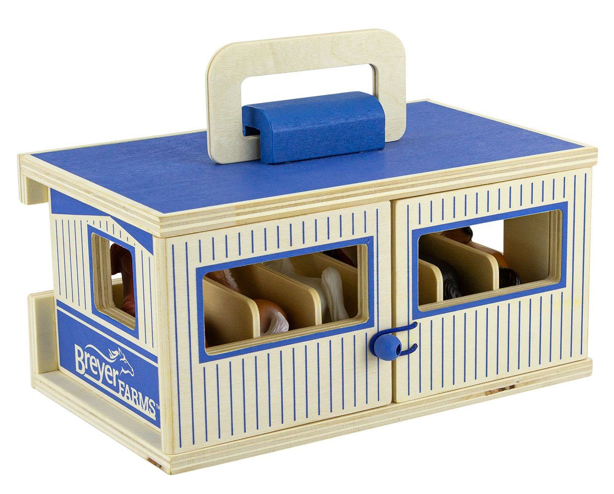  Stablemates - Breyer Farms Wooden Carry Stable