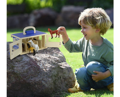  Stablemates - Breyer Farms Wooden Carry Stable