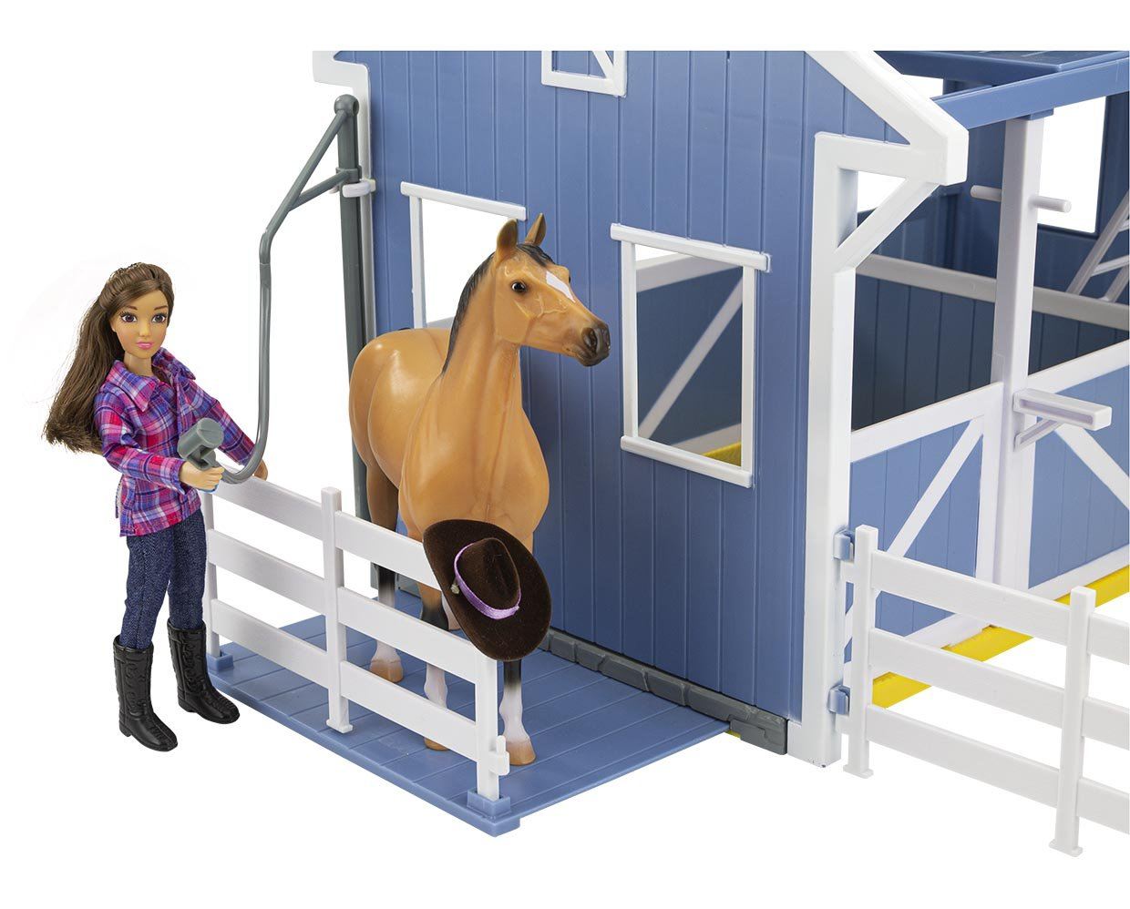  Classics - Deluxe Country Stable With Horse & Wash Stall (retired)