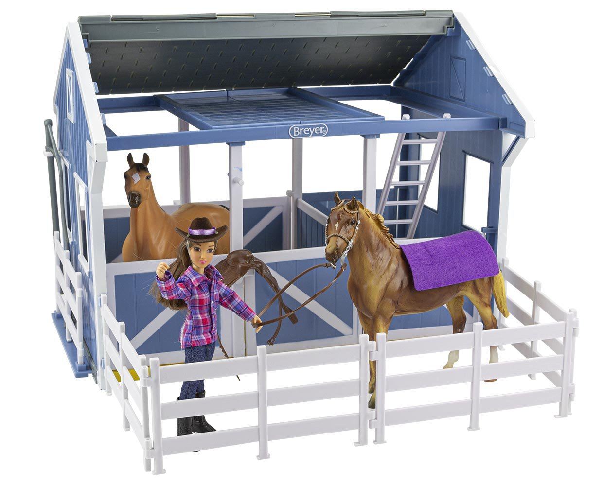  Classics - Deluxe Country Stable With Horse & Wash Stall (retired)