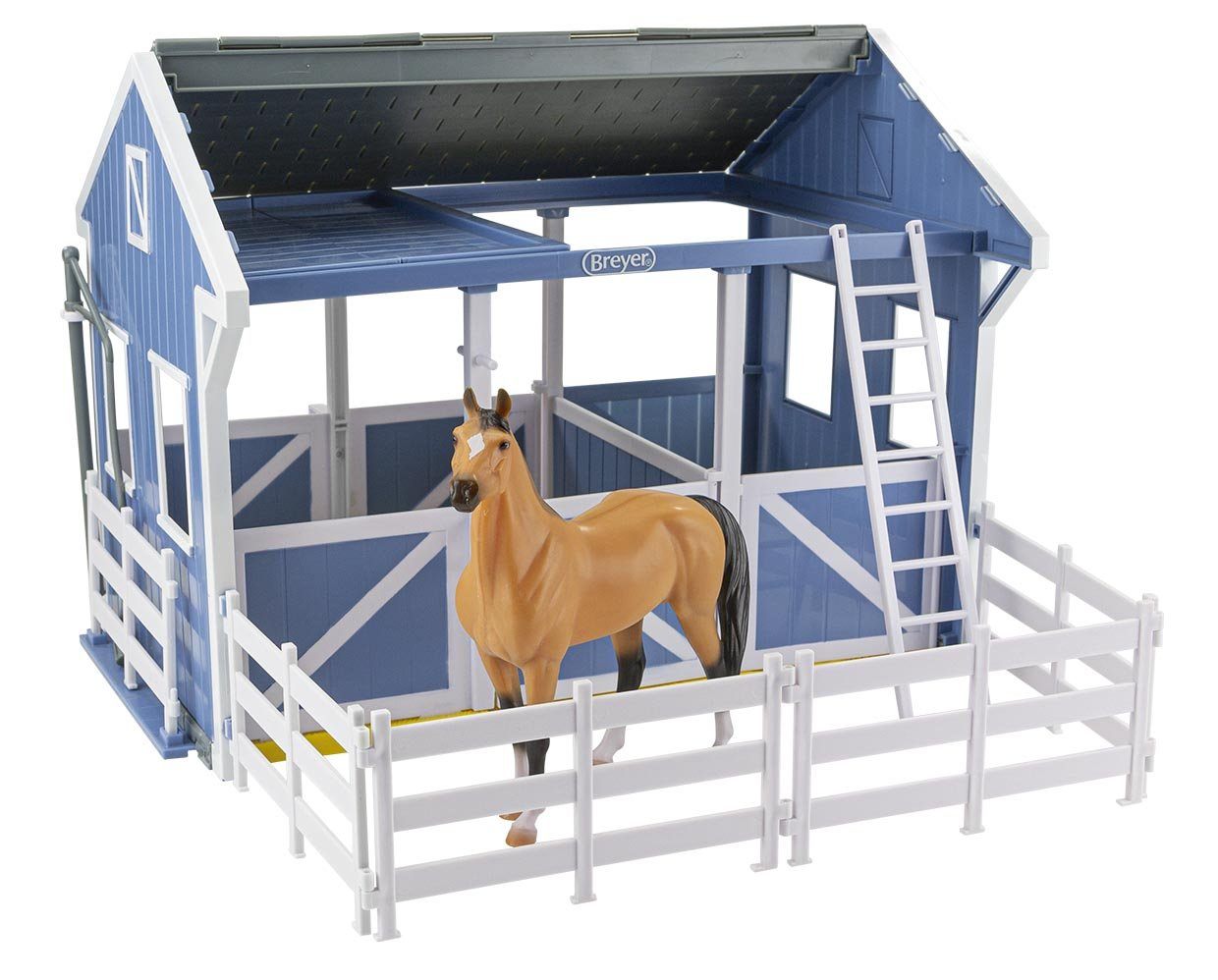  Classics - Deluxe Country Stable With Horse & Wash Stall (retired)