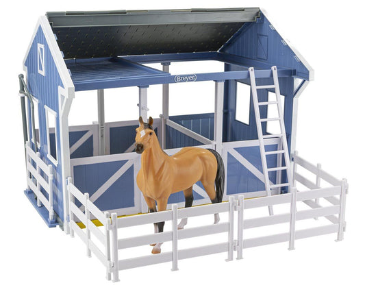  Classics - Deluxe Country Stable With Horse & Wash Stall (retired)