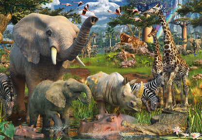  At The Waterhole - 18,000 Piece Puzzle
