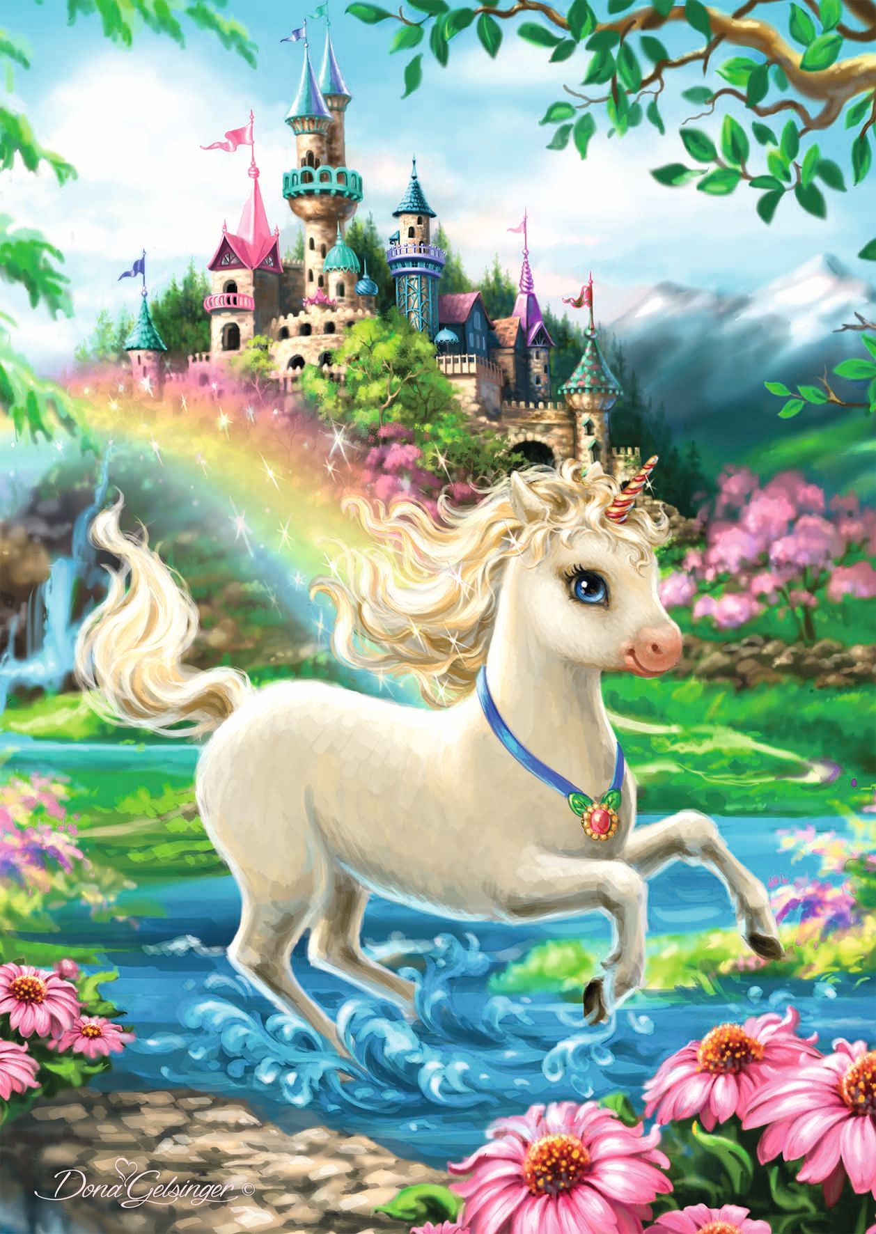  Unicorn Castle 35 Piece Puzzle
