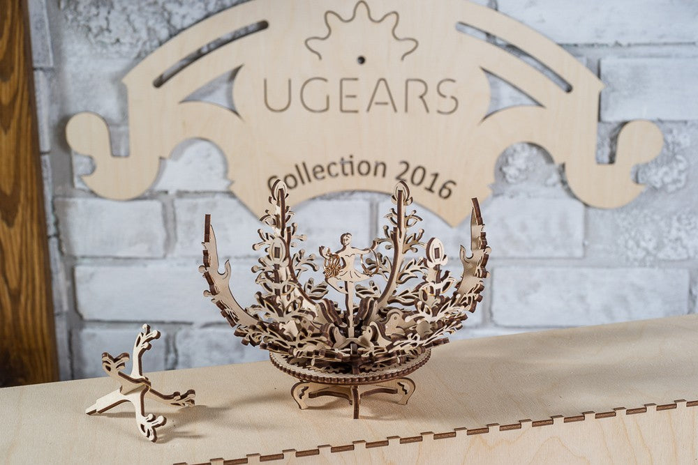  Ugears - Mechanical Flower Model Kit