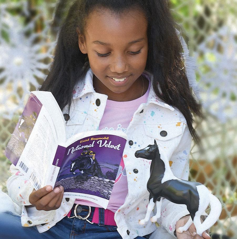  Classics - National Velvet Horse And Book Set