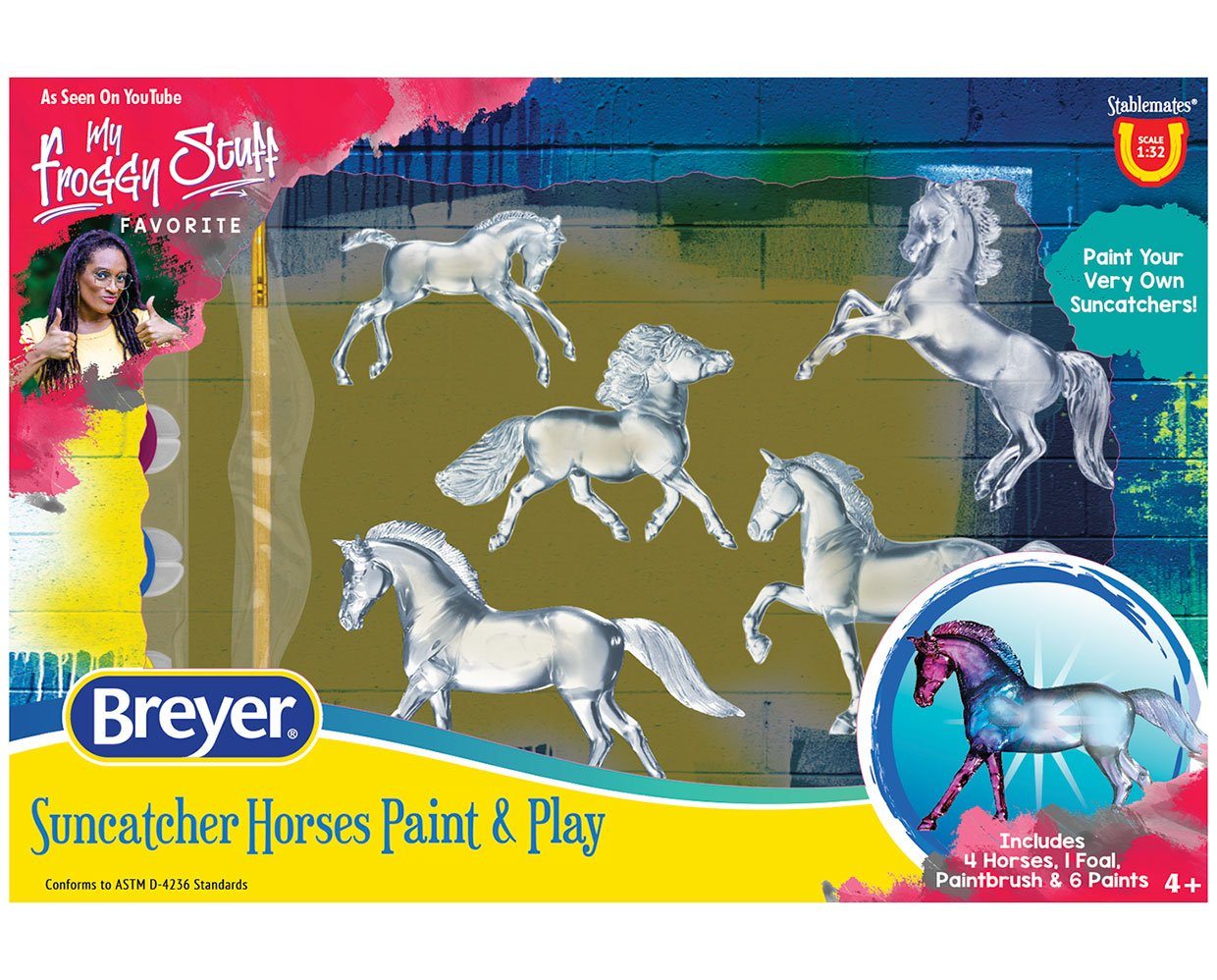  Stablemates - Suncatcher Horses Paint & Play