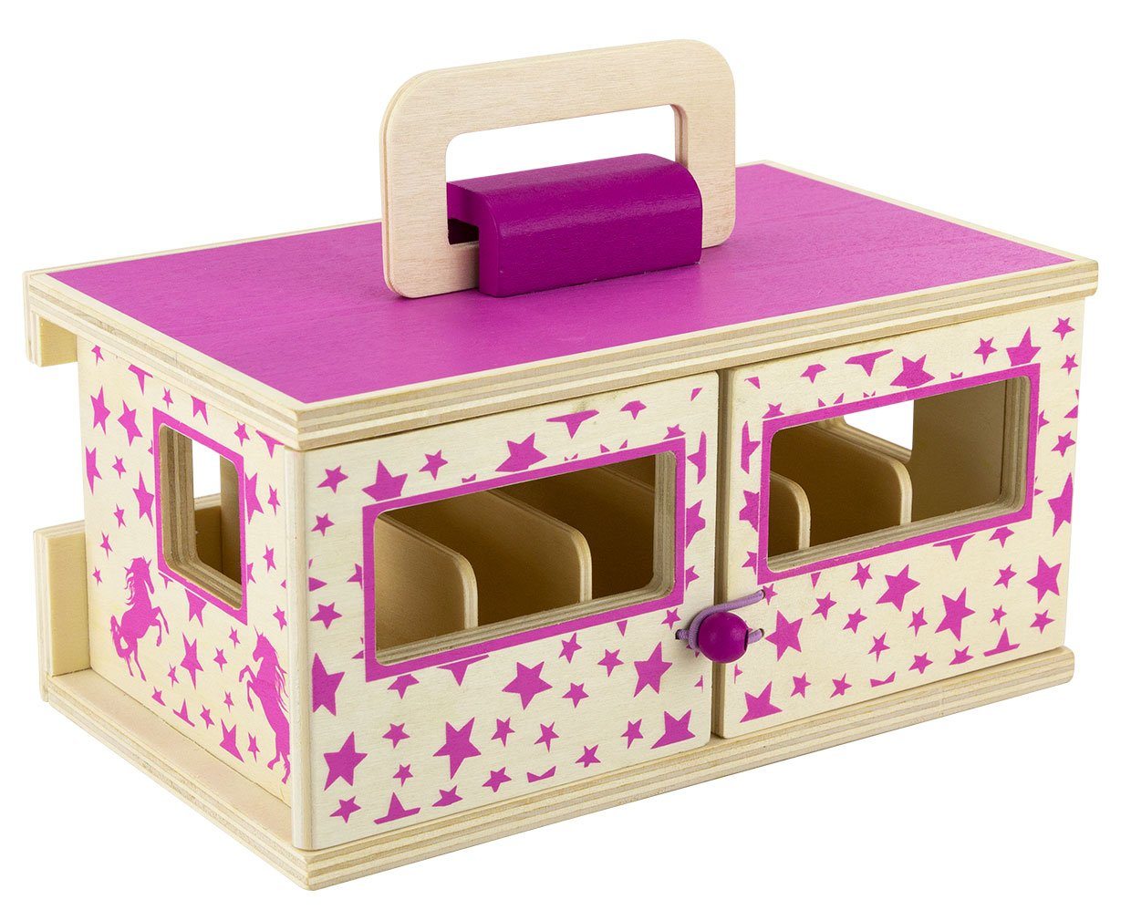  Stablemates - Unicorn Magic Wooden Carry Stable