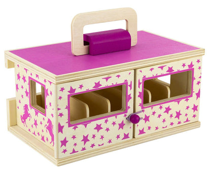  Stablemates - Unicorn Magic Wooden Carry Stable