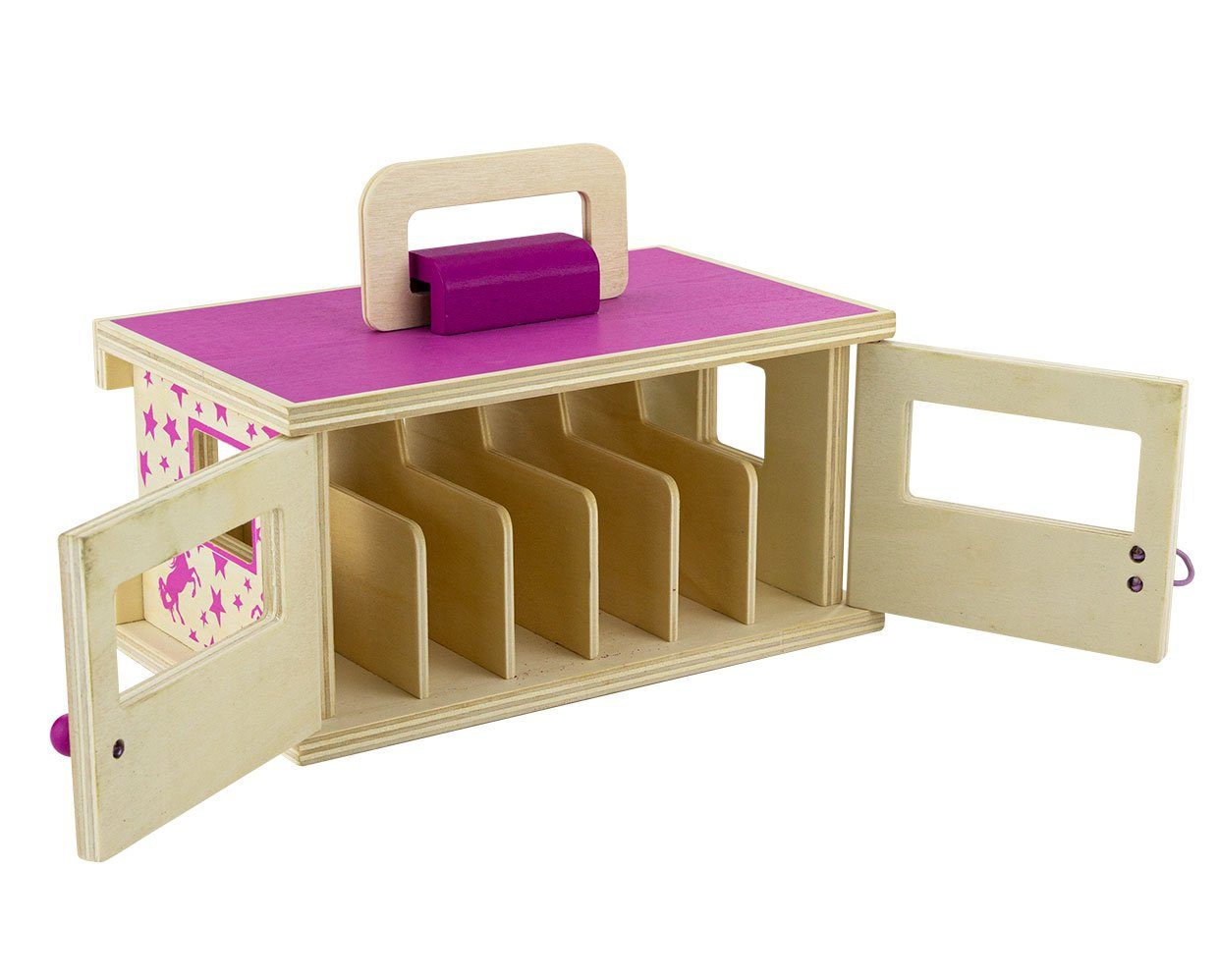  Stablemates - Unicorn Magic Wooden Carry Stable